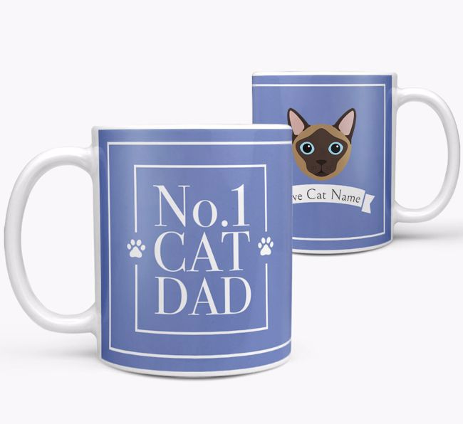 No.1 Dad: Personalized {breedCommonName} Mug